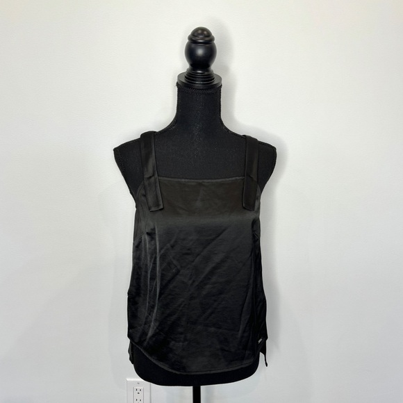 AX Armani Exchange Black Sleeveless Tank Top Blouse - Picture 2 of 11